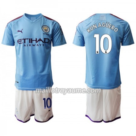 Tenue Enfant Manchester City KUN Agüero 10 Domicile 2019/2020 (+ Short) Tenue Enfant Manchester City KUN Agüero 10 Domicile 2019/2020 (+ Short)